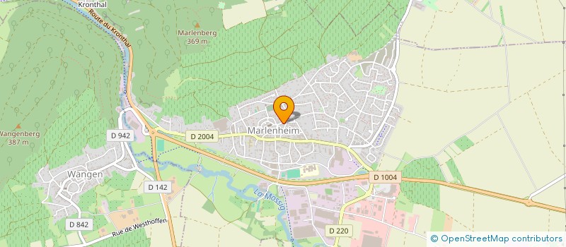 localisation de l'entreprise MADAME MARIANNE ELLES  MARLENHEIM