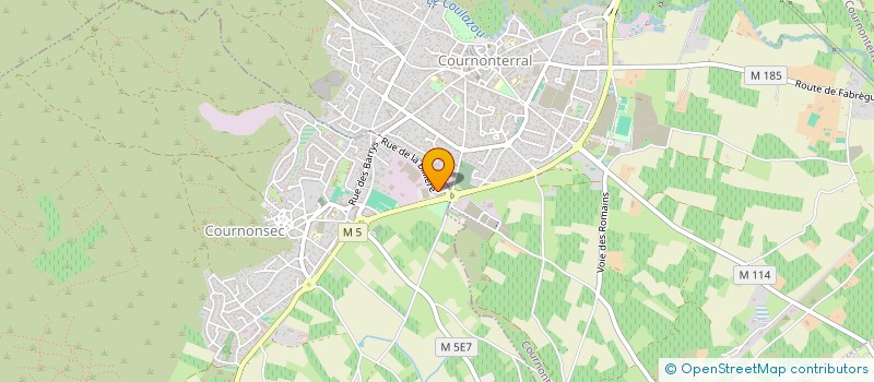 localisation de l'entreprise MADAME MARIANNE ERHET  COURNONSEC