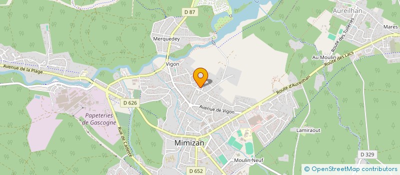 localisation de l'entreprise MADAME MARIANNE FARBOS  MIMIZAN