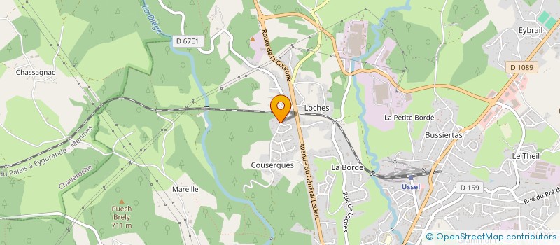 localisation de l'entreprise MADAME MARIANNE FARRUGIA à USSEL