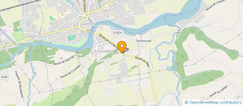 localisation de l'entreprise MADAME MARIANNE FAUR  COULADERE