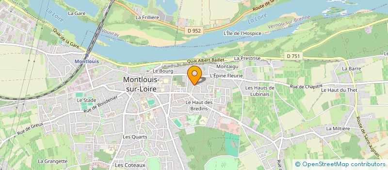 localisation de l'entreprise MADAME MARIANNE FAURE  MONTLOUIS-SUR-LOIRE