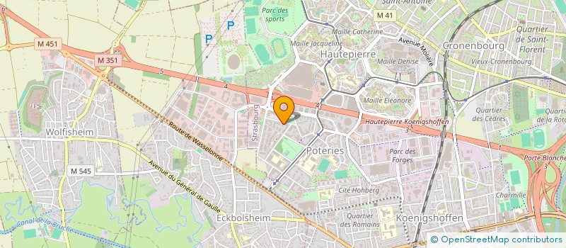 localisation de l'entreprise MADAME MARIANNE FAVRE à STRASBOURG