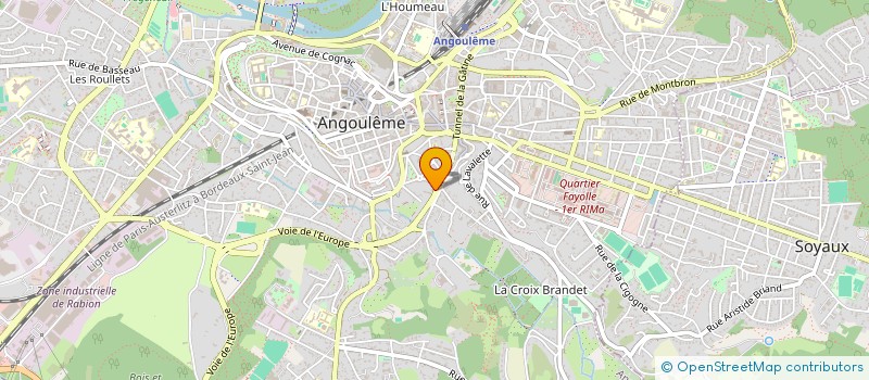 localisation de l'entreprise MADAME MARIANNE FERRARIS THEVIN à ANGOULEME