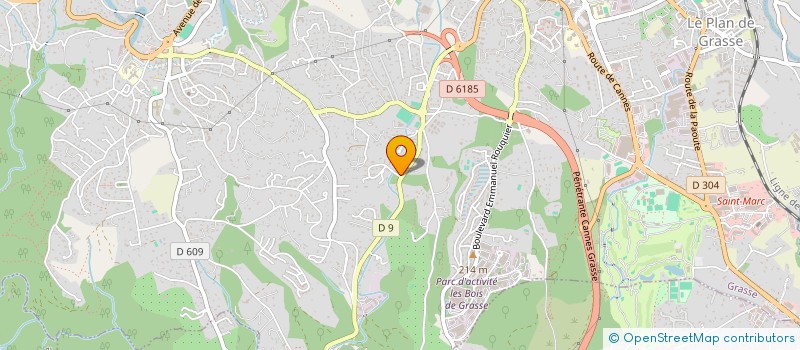 localisation de l'entreprise MADAME MARIANNE FICHTEN à GRASSE