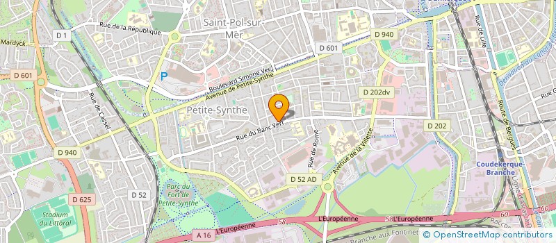 localisation de l'entreprise MADAME MARIANNE FIEVET à DUNKERQUE