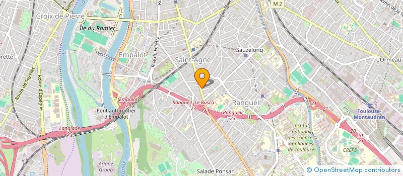 localisation de l'entreprise MADAME MARIANNE FONDRONNIER à TOULOUSE
