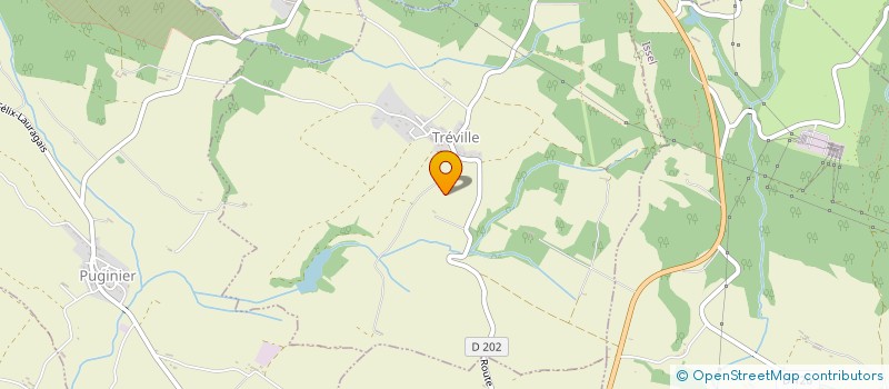 localisation de l'entreprise MADAME MARIANNE FROSSARD  TREVILLE