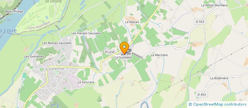 localisation de l'entreprise MADAME MARIANNE GALLIER  OREE-D'ANJOU