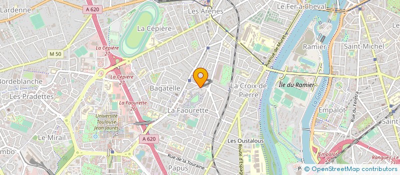 localisation de l'entreprise MADAME MARIANNE GARCIA  TOULOUSE