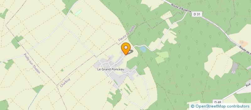 localisation de l'entreprise MADAME MARIANNE GARREAU à CHARBUY