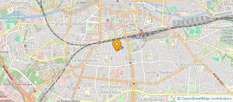 localisation de l'entreprise MADAME MARIANNE GAUTIER  RENNES