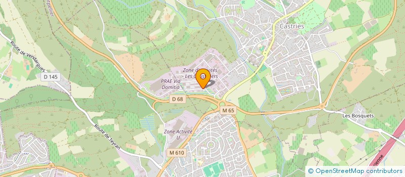 localisation de l'entreprise MADAME MARIANNE GEHIN  CASTRIES