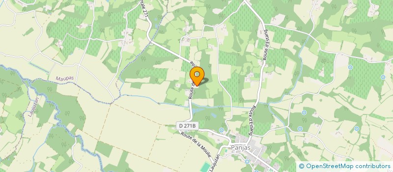 localisation de l'entreprise MADAME MARIANNE GELARD  PANJAS