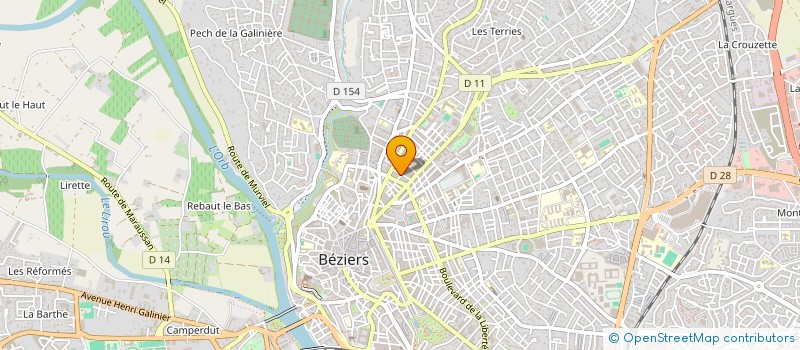 localisation de l'entreprise MADAME MARIANNE GENTILE  BEZIERS