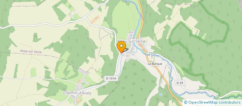 localisation de l'entreprise MADAME MARIANNE GERARD  AISEY-SUR-SEINE