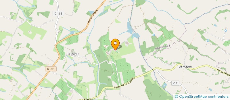 localisation de l'entreprise MADAME MARIANNE GERBEAU  CONDOM