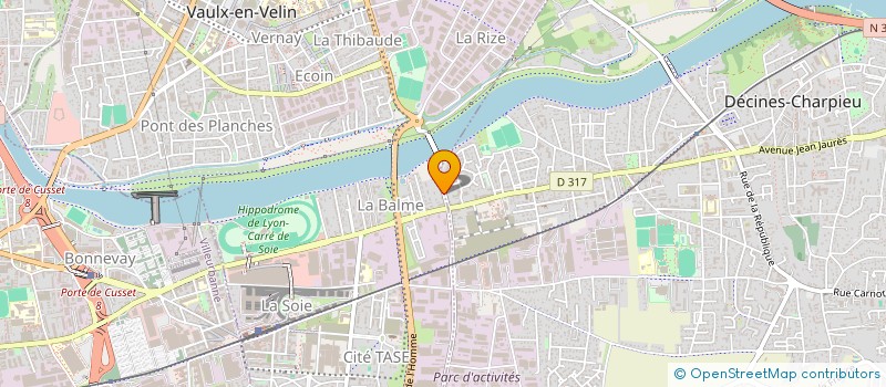 localisation de l'entreprise MADAME MARIANNE GEREY  VAULX-EN-VELIN