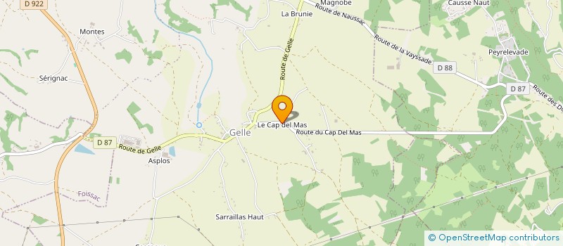 localisation de l'entreprise MADAME MARIANNE GILETTI  CAUSSE-ET-DIEGE