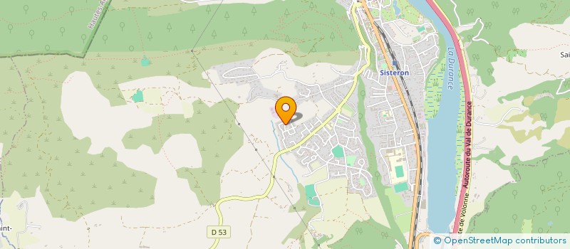 localisation de l'entreprise MADAME MARIANNE GIRAUDON  SISTERON