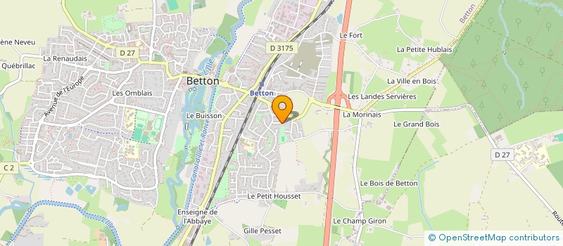 localisation de l'entreprise MADAME MARIANNE GIREN  BETTON