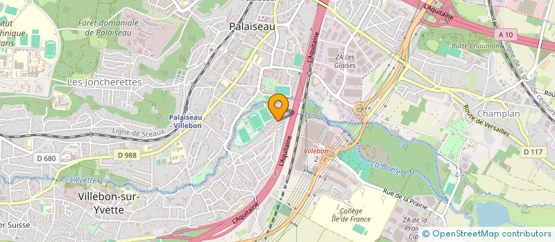 localisation de l'entreprise MADAME MARIANNE GIZARDIN  VILLEBON-SUR-YVETTE