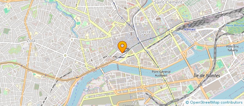 localisation de l'entreprise MADAME MARIANNE GODEAU  NANTES