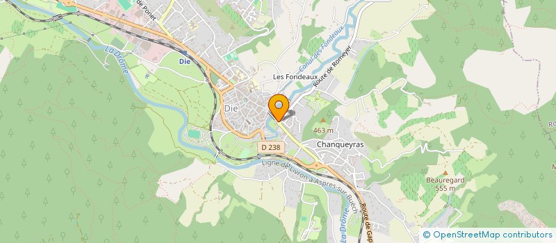 localisation de l'entreprise MADAME MARIANNE GONI  DIE