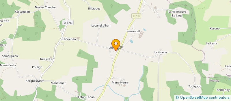 localisation de l'entreprise MADAME MARIANNE GOSSE  INGUINIEL