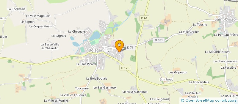 localisation de l'entreprise MADAME MARIANNE GOURLAY  BOISGERVILLY