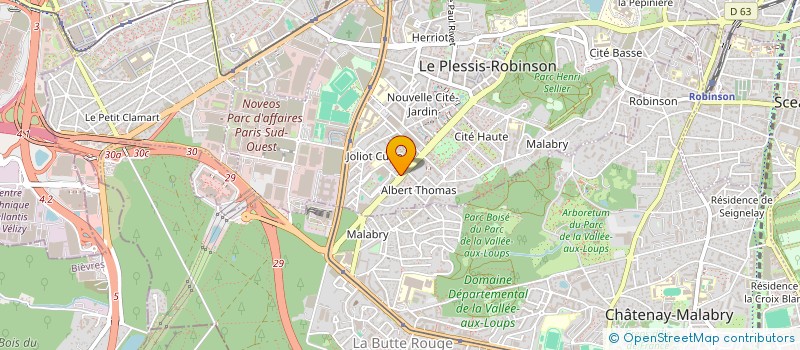 localisation de l'entreprise MADAME MARIANNE GRANDIN DE L'EPREVIER à LE PLESSIS-ROBINSON