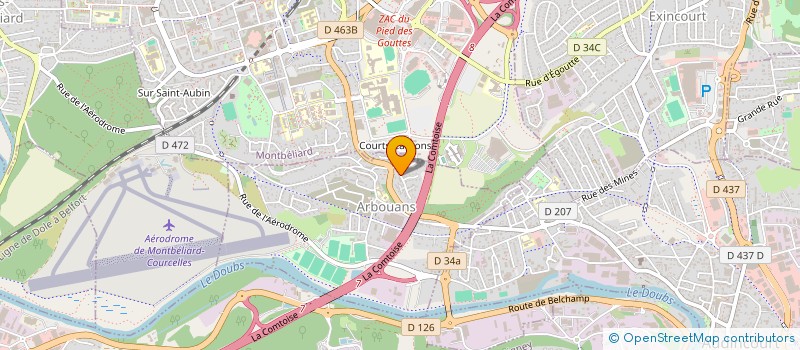 localisation de l'entreprise MADAME MARIANNE GREMILLOT  ARBOUANS