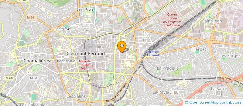 localisation de l'entreprise MADAME MARIANNE GROS  CLERMONT-FERRAND