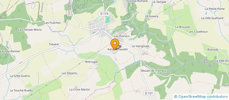 localisation de l'entreprise MADAME MARIANNE GUIGUEN  SERENT