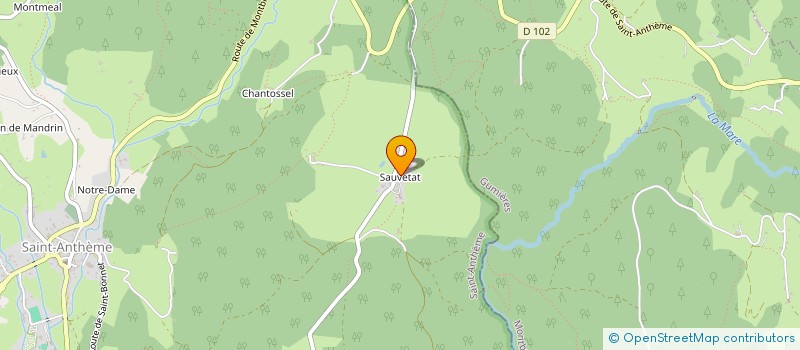 localisation de l'entreprise MADAME MARIANNE GUIOCHEAU  SAINT-ANTHEME