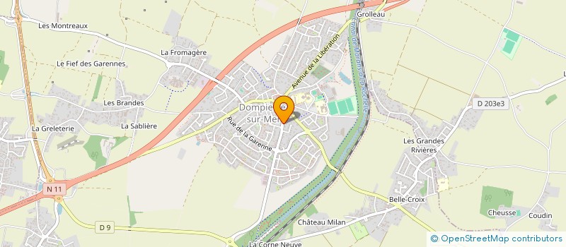 localisation de l'entreprise MADAME MARIANNE GUIPONT  DOMPIERRE-SUR-MER