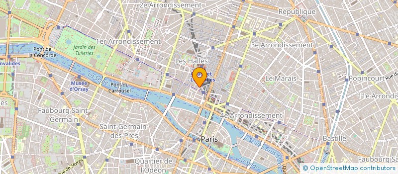 localisation de l'entreprise MADAME MARIANNE HAMARD  PARIS