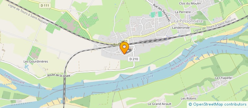 localisation de l'entreprise MADAME MARIANNE HERVE  LA POSSONNIERE