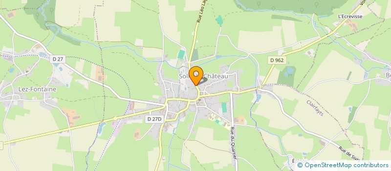 localisation de l'entreprise MADAME MARIANNE HEUCLIN  SOLRE-LE-CHATEAU