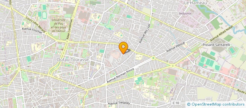 localisation de l'entreprise MADAME MARIANNE HOOIJER  PAU