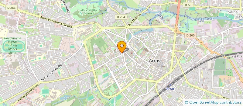 localisation de l'entreprise MADAME MARIANNE-ISABEL GINDREY à ARRAS