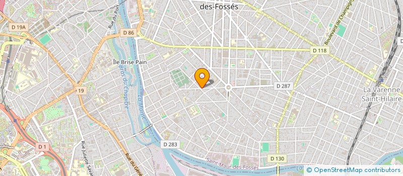 localisation de l'entreprise MADAME MARIANNE KE KHI YOU  SAINT-MAUR-DES-FOSSES