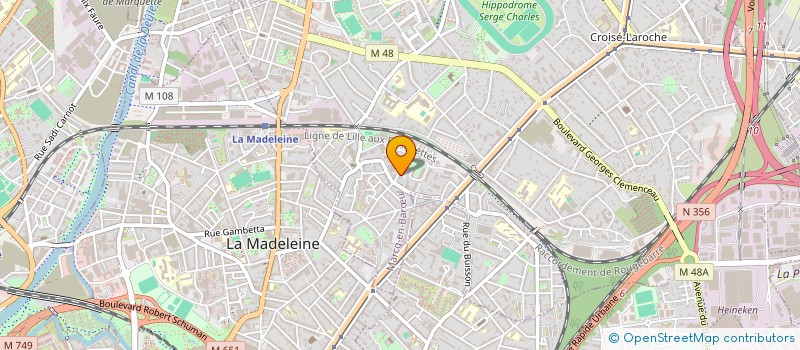 localisation de l'entreprise MADAME MARIANNE LABYT à MARCQ-EN-BARŒUL
