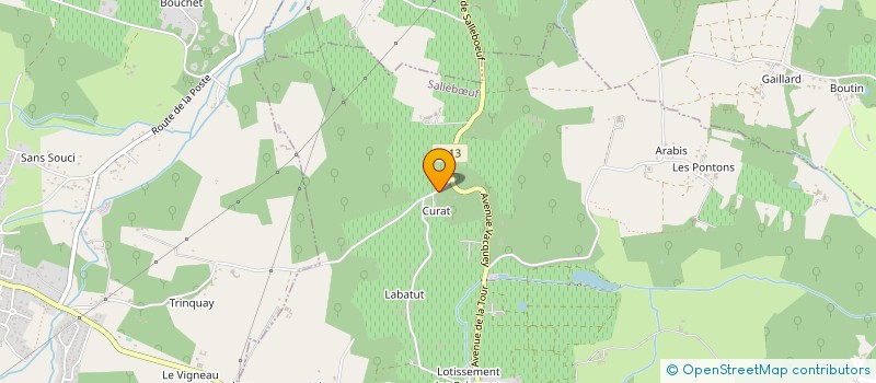 localisation de l'entreprise MADAME MARIANNE LAFAYE  SALLEBUF