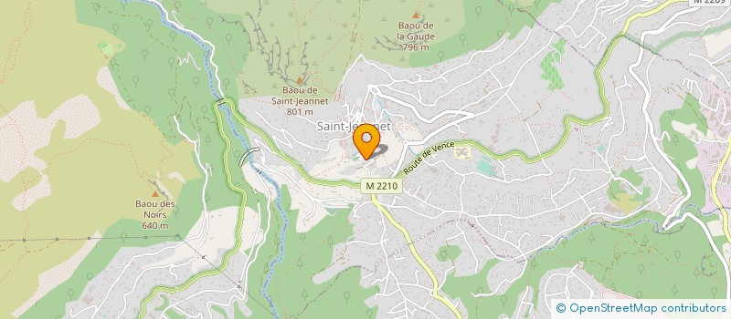 localisation de l'entreprise MADAME MARIANNE LANGLADE  SAINT-JEANNET