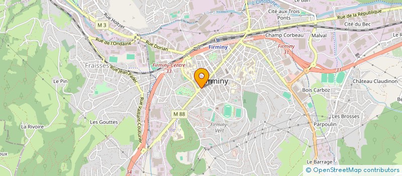 localisation de l'entreprise MADAME MARIANNE LAURIA  FIRMINY