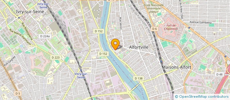 localisation de l'entreprise MADAME MARIANNE LE BOLLOCH  ALFORTVILLE