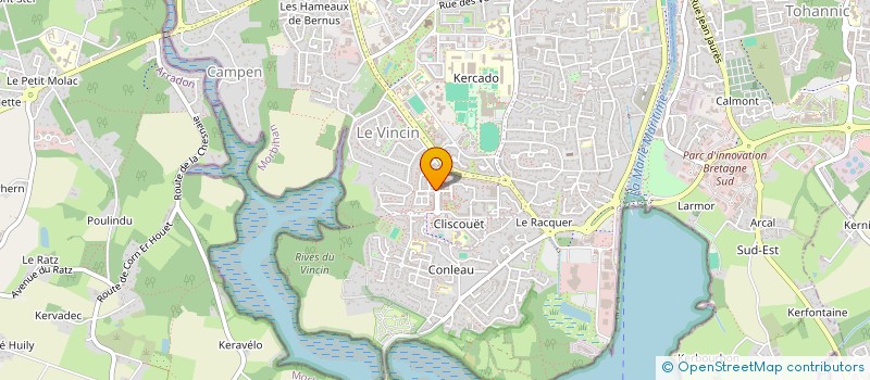 localisation de l'entreprise MADAME MARIANNE LE BOUARD à VANNES