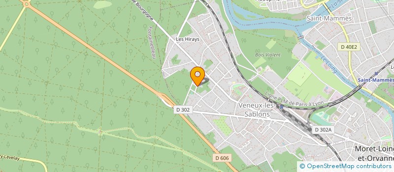 localisation de l'entreprise MADAME MARIANNE LE DERFF  MORET-LOING-ET-ORVANNE