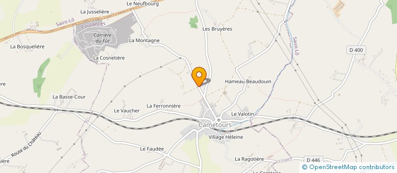 localisation de l'entreprise MADAME MARIANNE LE GUILLOIS  CAMETOURS